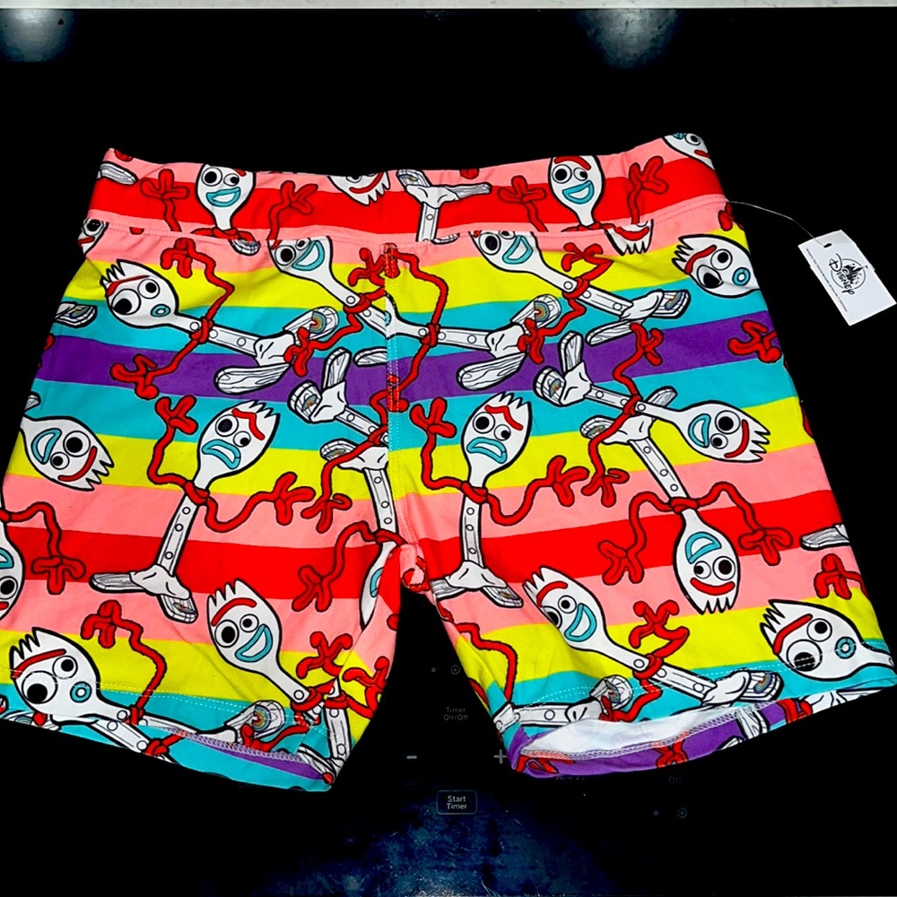 Disney Toy Story 4 Forky Kids Biker Shorts size XL